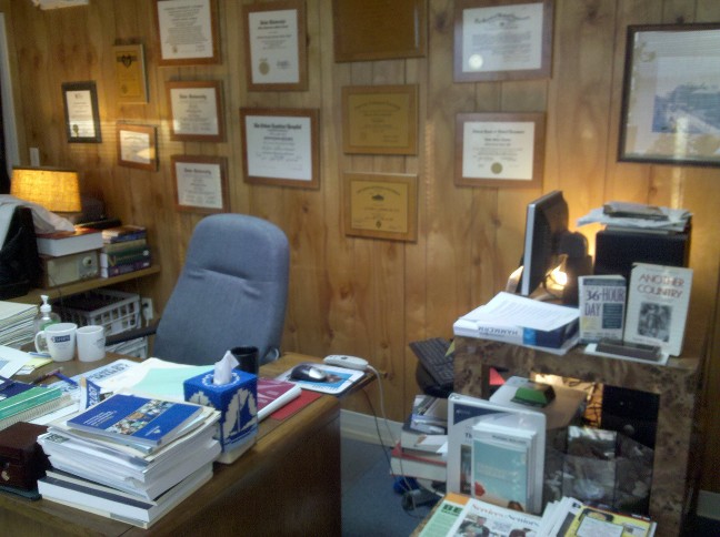 Dr Andrew's Desk